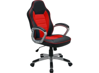 Kancelárske kreslo Star, čierne / červené
