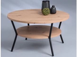 Okrúhly konferenčný stolík Aurora, dub artisan