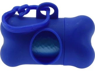 Zásobník na vrecká pre psov tvar kost, mix farieb