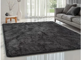 Koberec Fluffy Shaggy 160x220 cm, antracitový