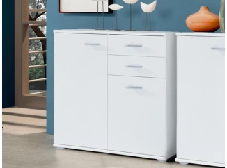 Skrinka so zásuvkami Mike, biela