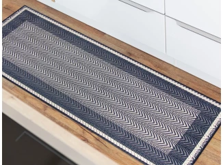 Koberec Lineo (Victory) 67x180 cm, modrý