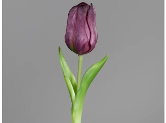 Umelá kvetina Tulipán 20 cm, fialová
