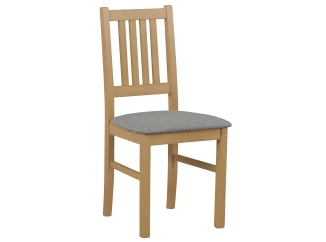 Jedálenská stolička Bono, dub grandson/sivá tkanina