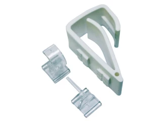 Držiak garniže na okno Easy click, biely