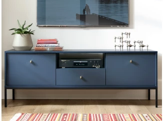 TV skrinka Mono, tmavo modrá