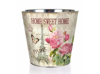 Dekoratívny kvetináč Home Sweet, 12x11,5 cm