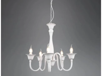 Luster Elsa 56 cm, biely