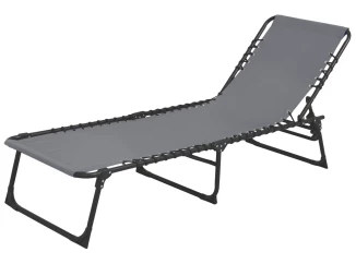 Zahradné ležadlo Bielfeld, šedé