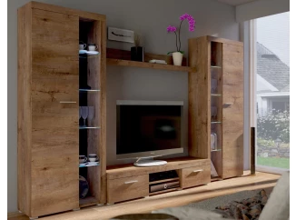 Obývacia stena Flamenco XL, dub lefkas