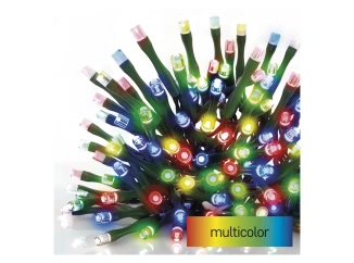 LED vianočná svetelná reťaz 12 m, multicolor