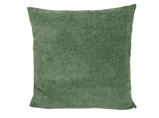 Dekoračný vankúš Chenille Cross 60x60 cm, zelená