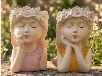 Kvetináč (2 druhy) Snívajúce dievča