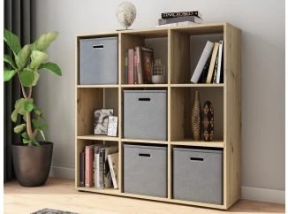 Regál s 9 priehradkami Felicia, dub artisan