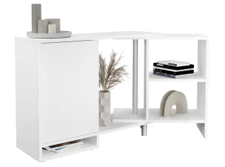 Flexibilný regál s úložným priestorom Flex 1, biely