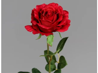 Umelá kvetina Ruža 58 cm, červená