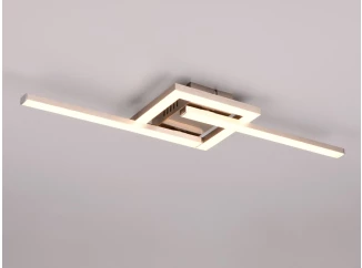 Stropné/nástenné osvetlenie LED Viale, matný nikel