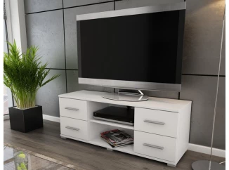 TV stolík Oskar TV, biely, 120 cm