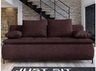 Rozkladacia pohovka Sweet, tmavofialová látka