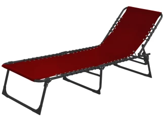 Zahradní lehátko Bielfeld, bordó