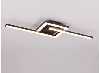 Stropné/nástenné osvetlenie LED Viale, čierna mat