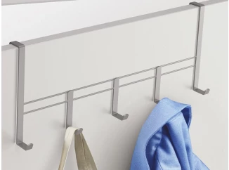 Závesná lišta na dvere Polytherm L 38 cm, strieborná mat