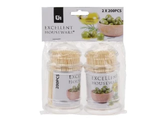 Špáradlá 2 x 200 ks, bambus