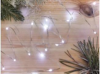 Vianočná reťaz LED Nano 0,9 m, studená biela