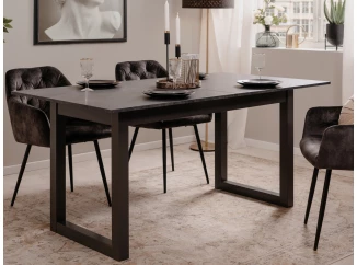 Rozkladací jedálenský stôl Austin 160x90 cm, šedá bridlica