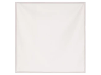 Vianočný obrus 80x80 cm, biely so striebornými vtkanými nitkami