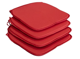 Sada podsedákov na stoličky (4 ks) Lola 38x38 cm, bordó