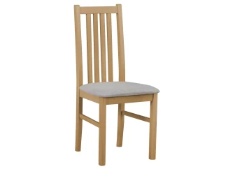 Jedálenská stolička Ontika, dub grandson/šedá tkanina