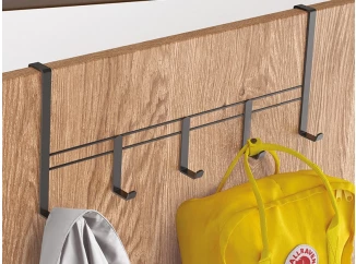 Závesná lišta na dvere Lava TouchTherm L 38 cm, čierna