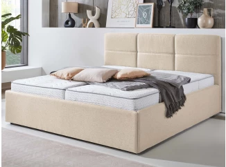 Posteľ Domango 180x200 cm, béžová látka