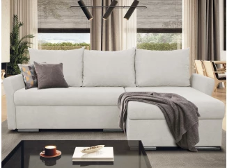 Rohová sedačka Dexter, krémová látka