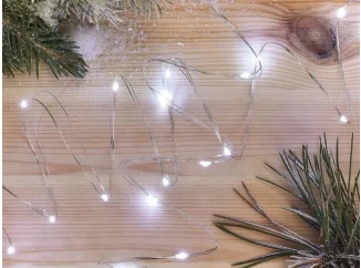 Vianočná reťaz LED Nano 1,9 m, studená biela
