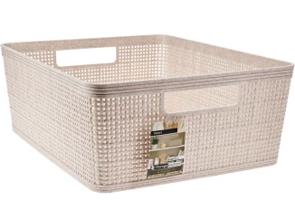 Úložný košík 35x13x29 cm, béžový