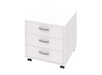 Úložný kontajner Mega 43, biela