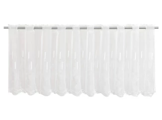 Bistro záclonka Classic 140x45 cm, biela