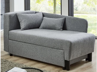 Rozkladacia pohovka Lübeck, šedá látka