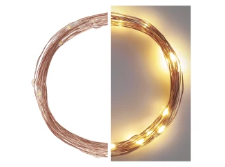 Vianočná reťaz LED Nano 4 m, medený