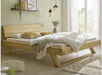 Posteľ z masívneho dreva Nola 180x200 cm, prírodný smrek
