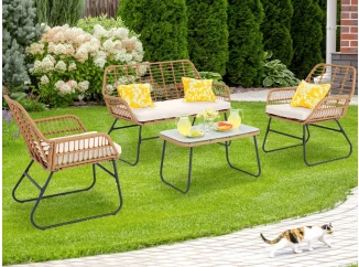 Set záhradného nábytku Kilsund (4-dielny)