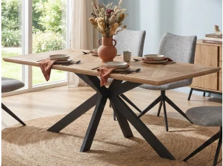 Obdĺžníkovy jedálenský stôl Kaliope 180x90 cm, jaseňová dýha