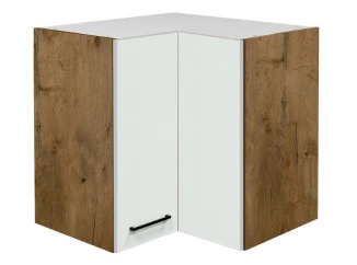 Horná rohová kuchynská skrinka Avila, dub lancelot/krémová,šírka  60 cm