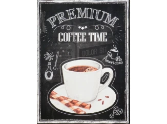 Obraz na plátne Coffee time, 30x40 cm