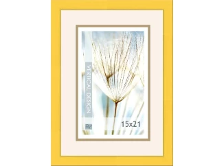 Fotorámik Giulia 15x21 cm, žltý
