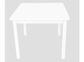 Detský stolík Pantone 60x60 cm, biely