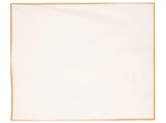 Vianočný obrus 130x160 cm, krémový so zlatými vtkanými nitkami