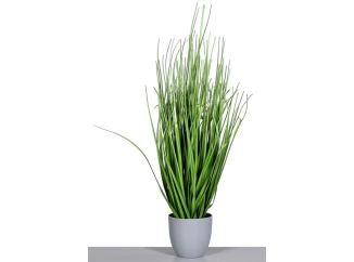 Umelá rastlina v kvetináči Tráva 80 cm, zelená